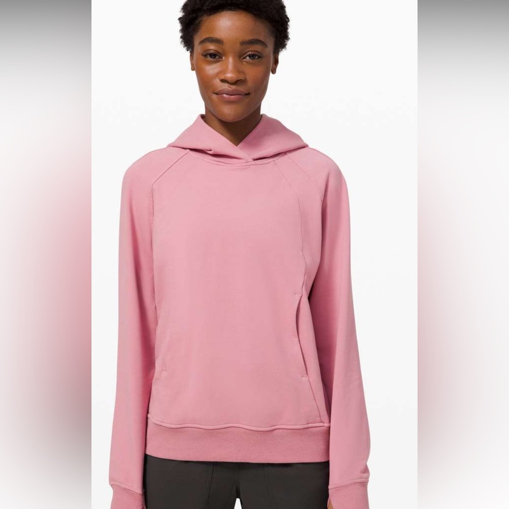 Lululemon Scuba Pullover - Pink Taupe size 8